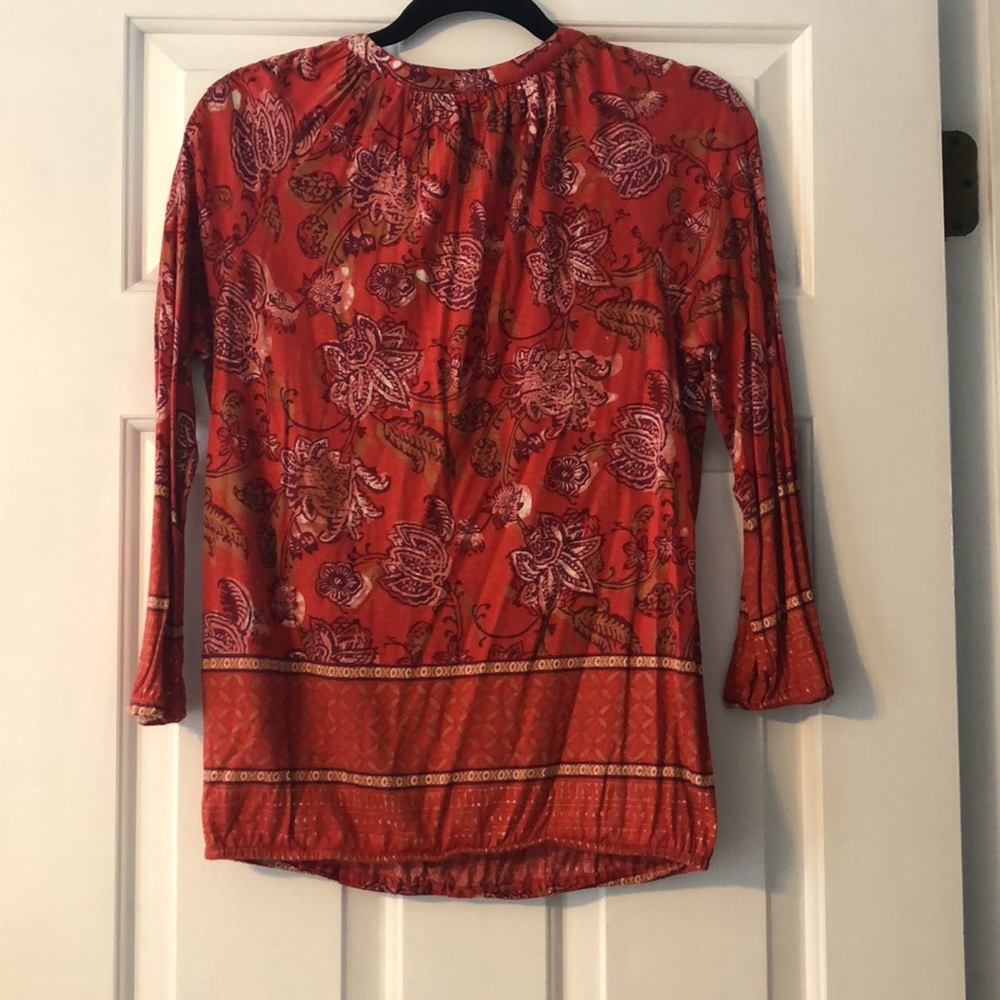Lucky Brand 1/4 sleeve shirt - Picture 5 of 6